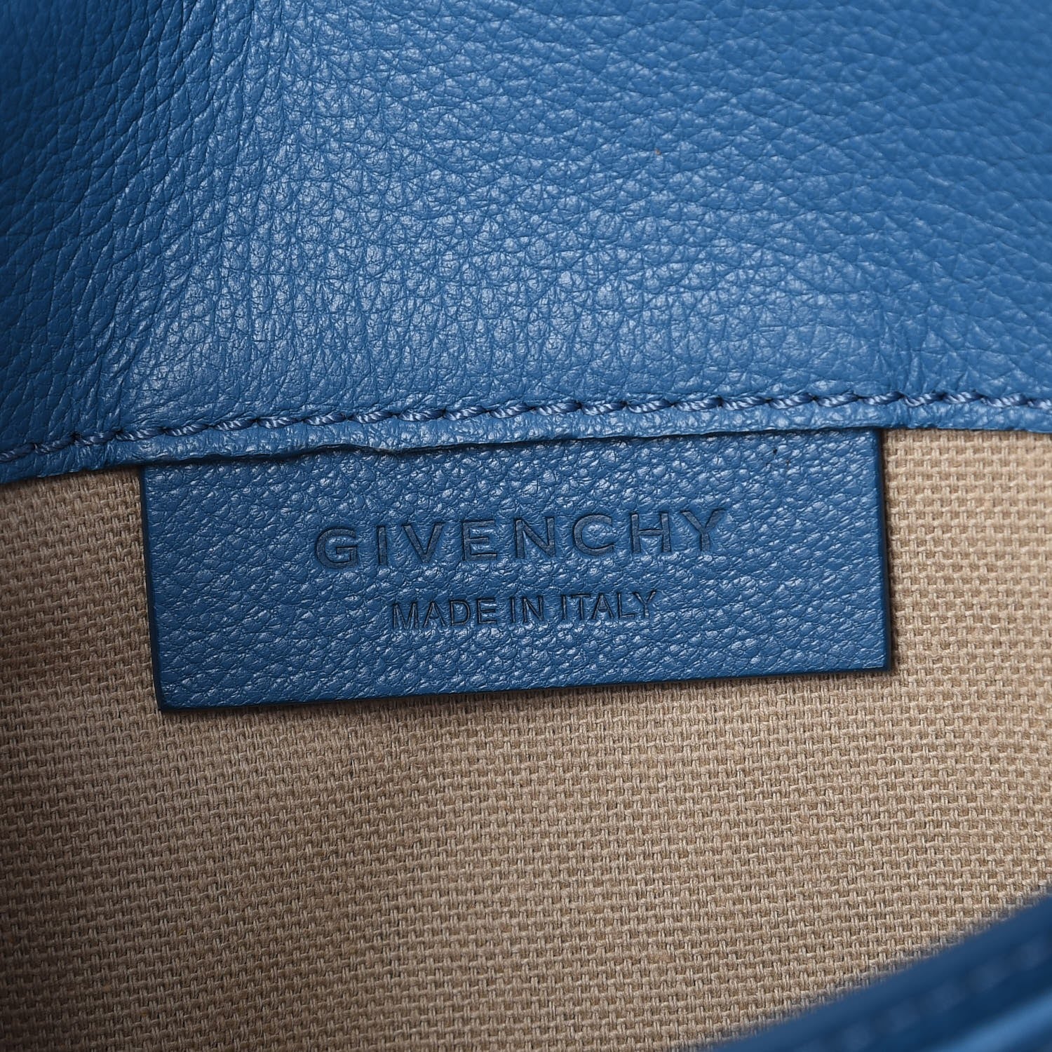 Givenchy Sugar Goatskin Small Antigona Envelope Clutch Mineral Blue 6 of 7