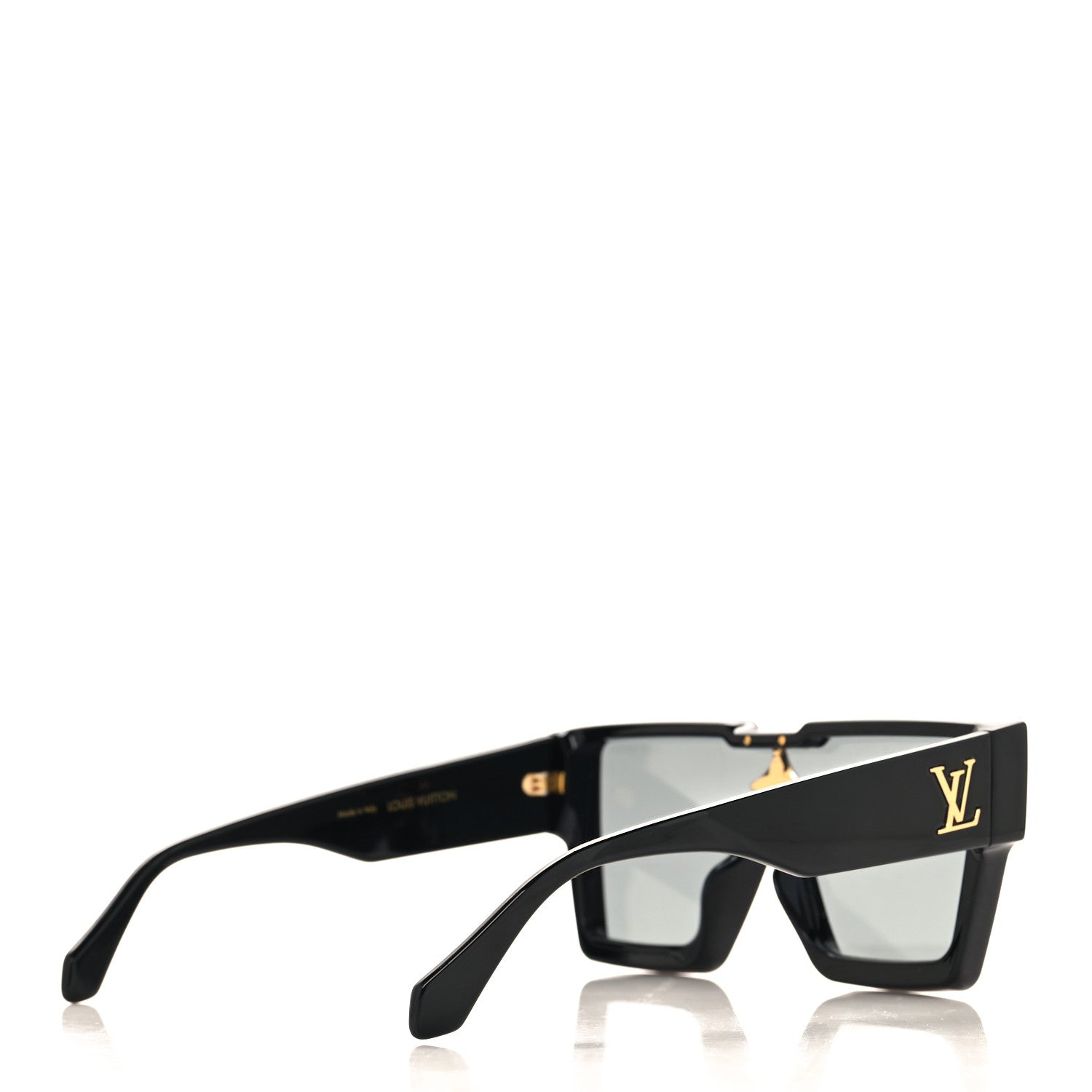 Louis Vuitton Acetate Swarovski Crystal Cyclone Sunglasses Z1578W Black 4 of 6