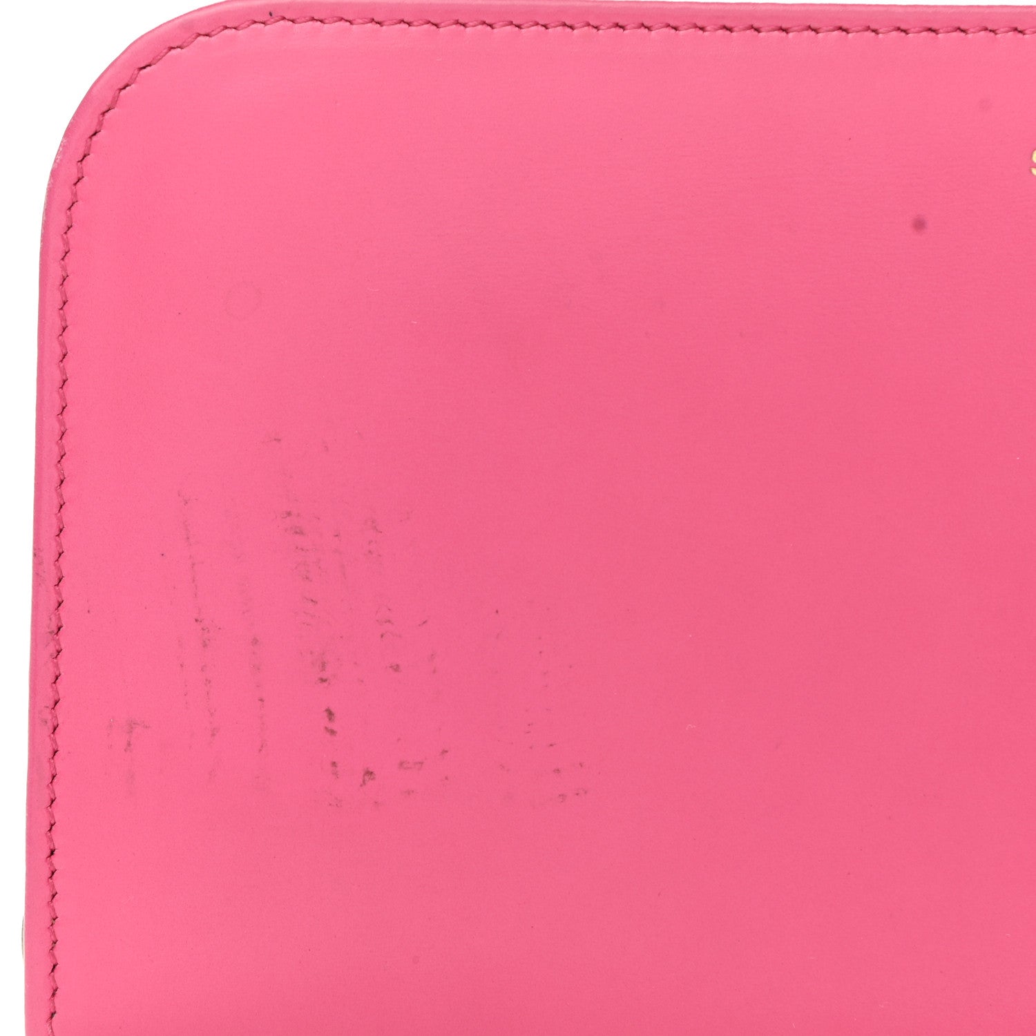Saint Laurent Calfskin Classic Zip Around Continental Wallet Fuchsia 7 of 7