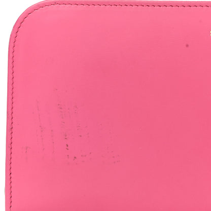Saint Laurent Calfskin Classic Zip Around Continental Wallet Fuchsia 7 of 7