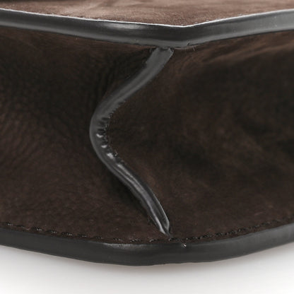 The Row Nubuck Calfskin Sofia E/W Crossbody Wood Brown 8 of 9