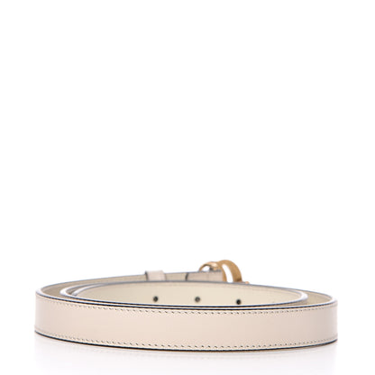 Gucci Calfskin Double G 20mm Belt 90 36 Mystic White 3 of 6