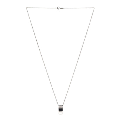 Tiffany Sterling Silver Open Ring Pendant Necklace 3 of 7