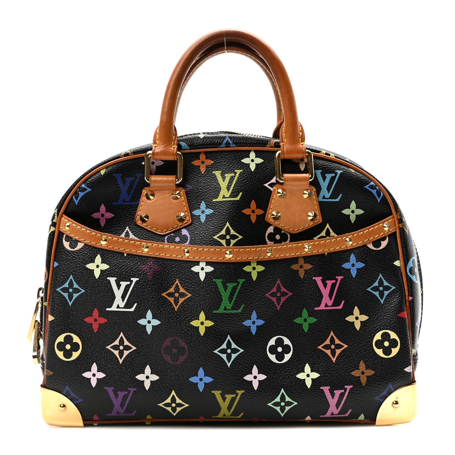 Louis Vuitton Monogram Multicolor Trouville Black 1 of 9