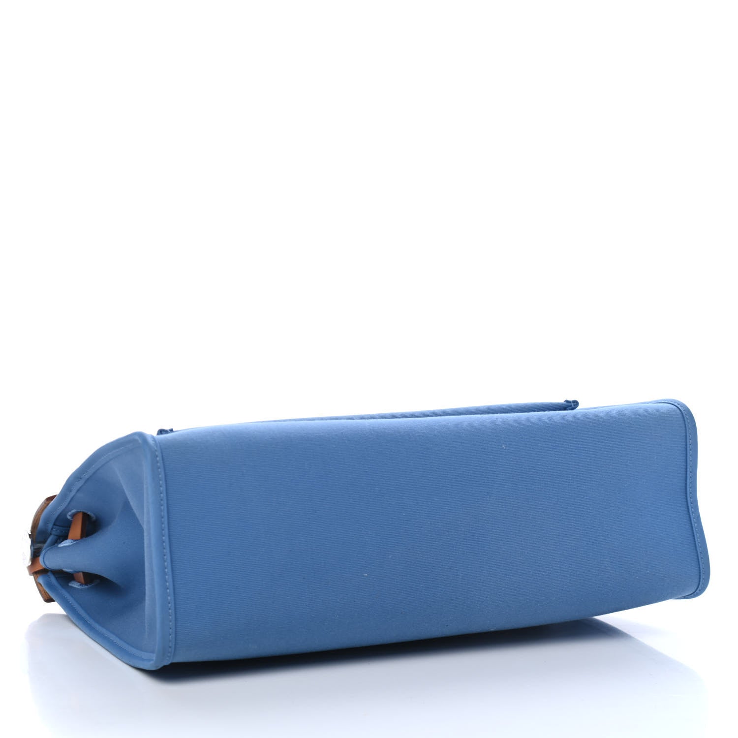 Hermes Vache Hunter Toile Herbag Zip 31 PM Azur Natural 3 of 4