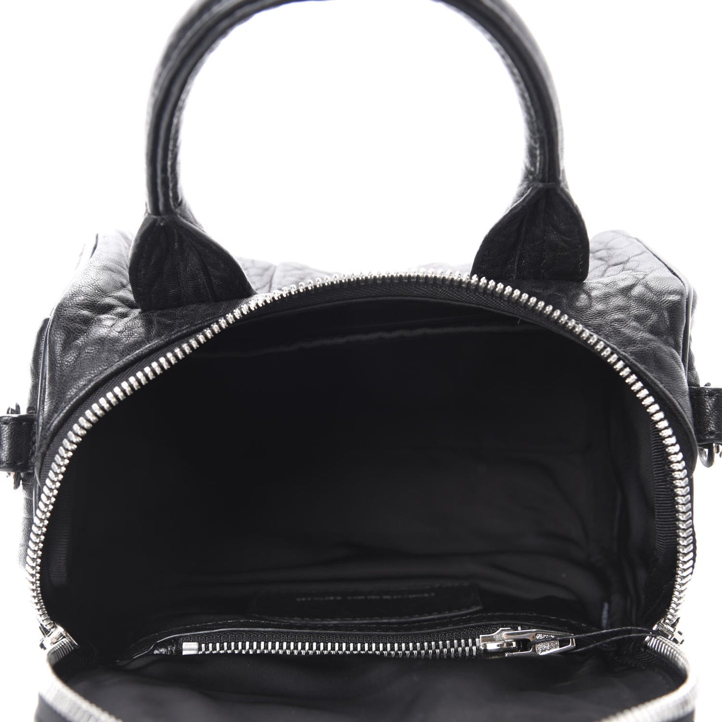Pebbled Lambskin Mini Rockie Black Rhodium Hardware