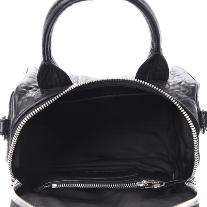 Alexander Wang Pebbled Lambskin Mini Rockie Black Rhodium Hardware 5 of 9