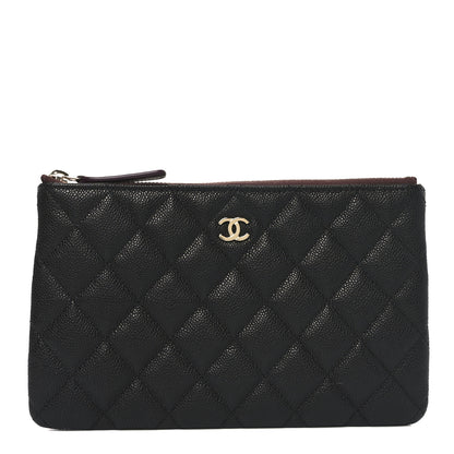 Chanel Caviar Quilted Cosmetic Case Black 1 of 7
