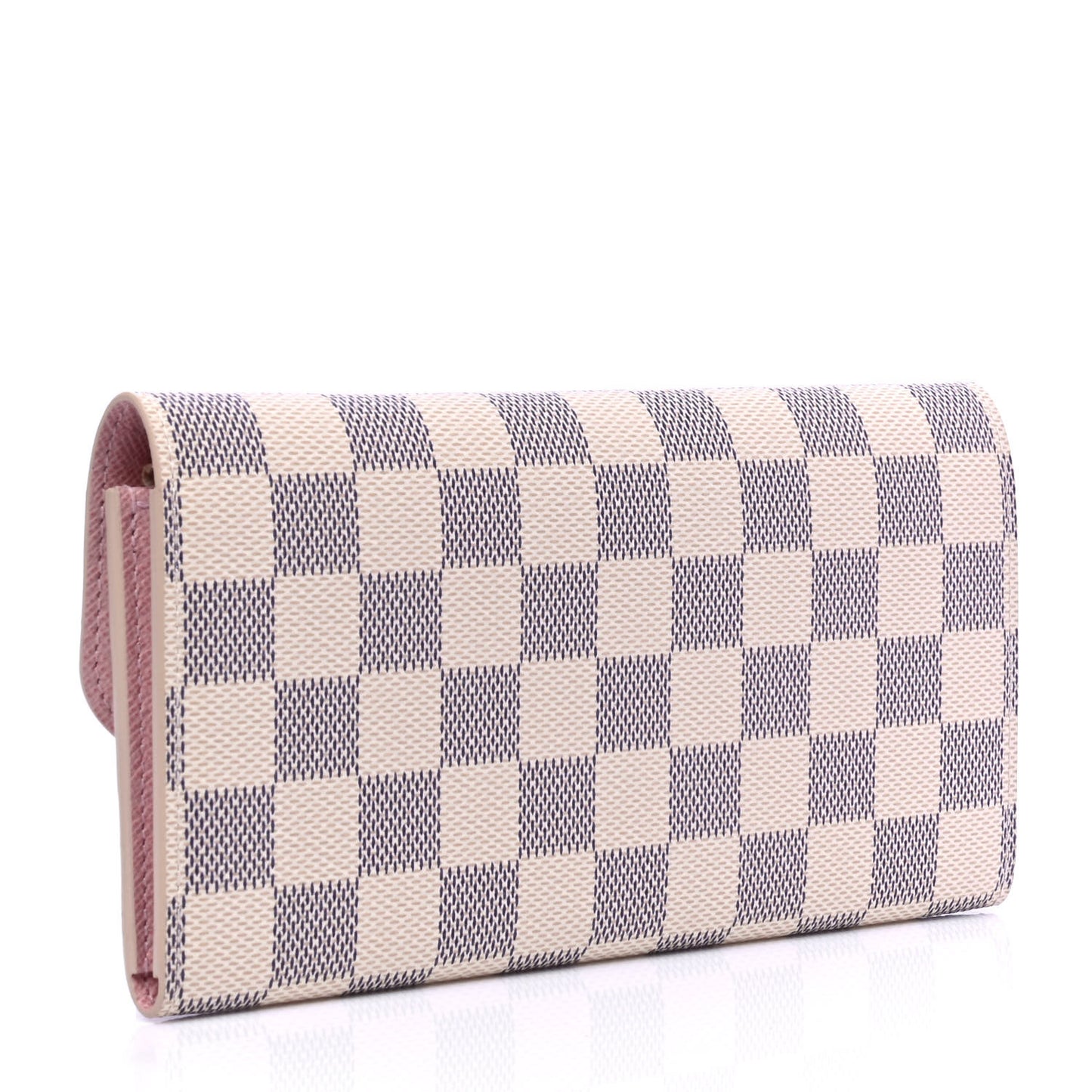 Damier Azur Emilie Wallet Rose Ballerine