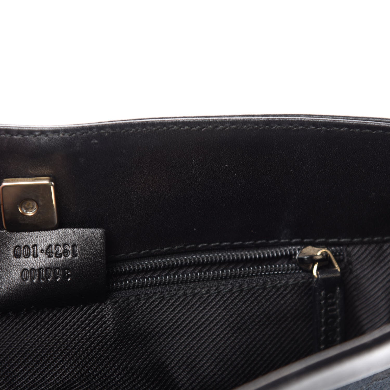 Gucci Monogram Shoulder Bag Black 11 of 12