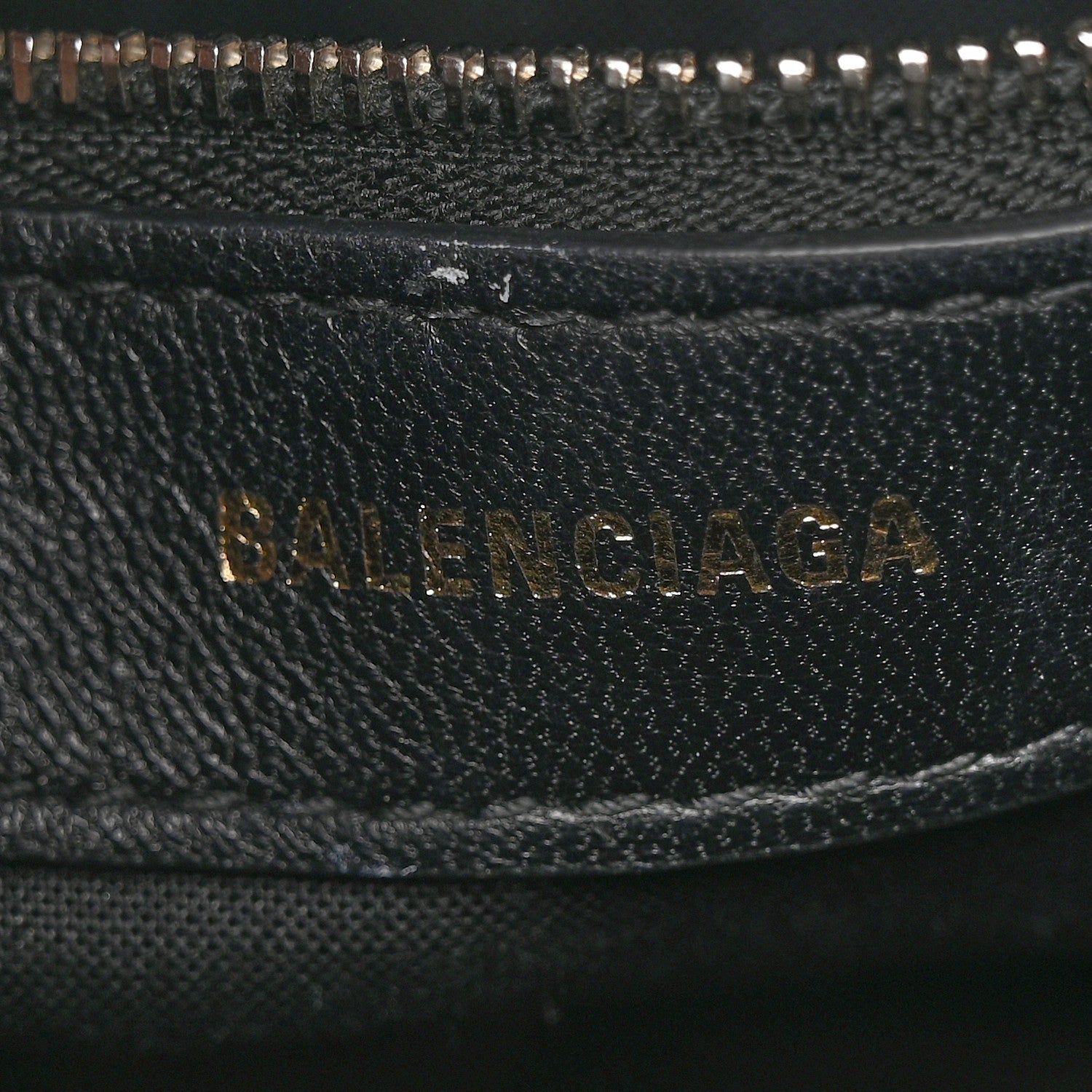 Balenciaga Calfskin Logo Crocodile Embossed S Ville Top Handle Bag Black White 6 of 22