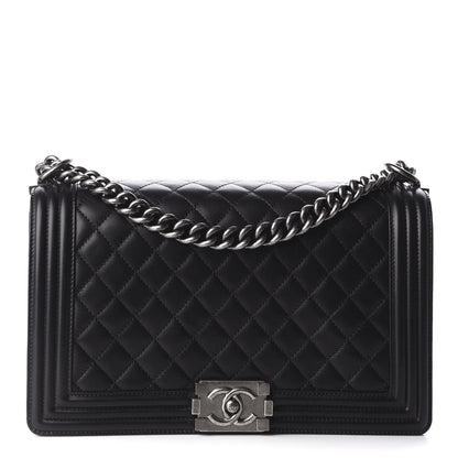 Chanel Lambskin Quilted New Medium Boy Flap Black 1 of 9