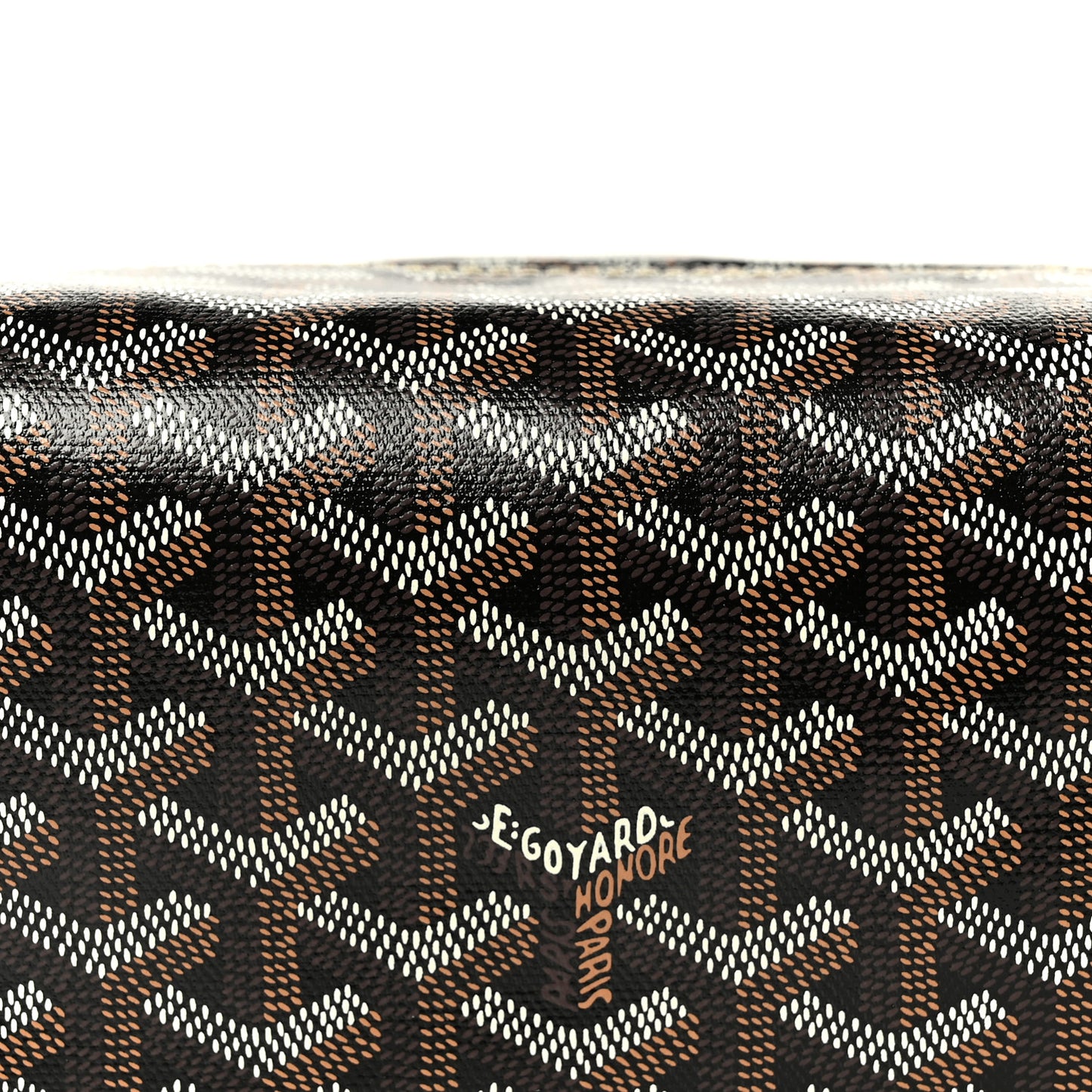 Goyardine Boeing 25 Trousse de Toilette Black Gold
