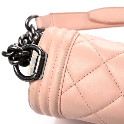 Chanel Calfskin Quilted New Medium Boy Flap Light Pink 21 of 29