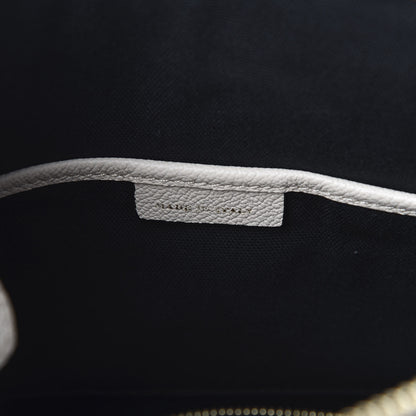 Burberry Soft Grain Calfskin House Check Small Helmsley Crossbody Limestone 6 of 9