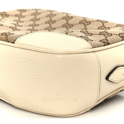 Gucci Monogram Dollar Calfskin Mini Bree Messenger Bag Beige Ebony Avoire 11 of 11