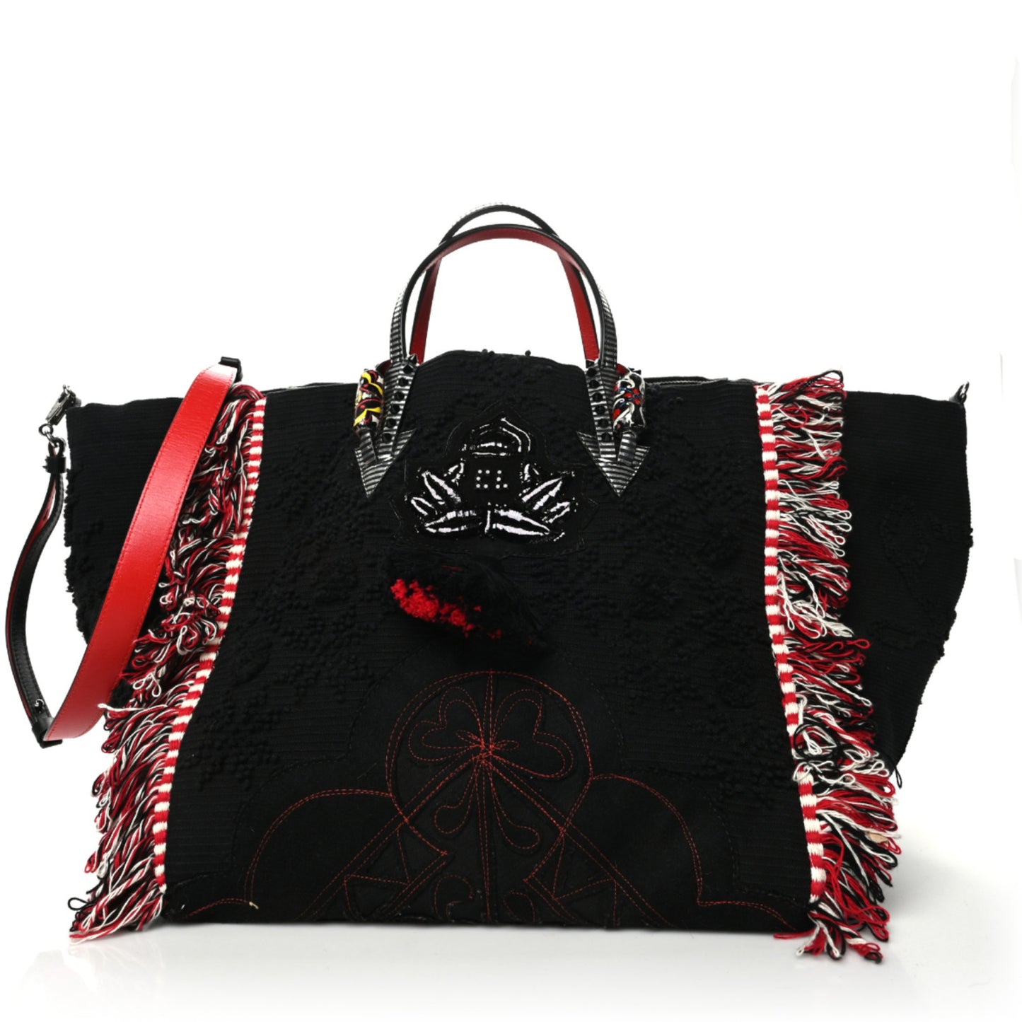 Cotton Embroidered Portugaba Black
