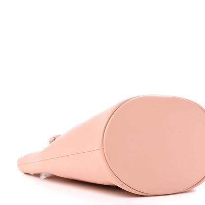 Chanel Caviar Deauville Drawstring Bucket Bag Light Pink 8 of 10