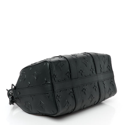 Louis Vuitton Monogram Seal City Keepall Black 4 of 10