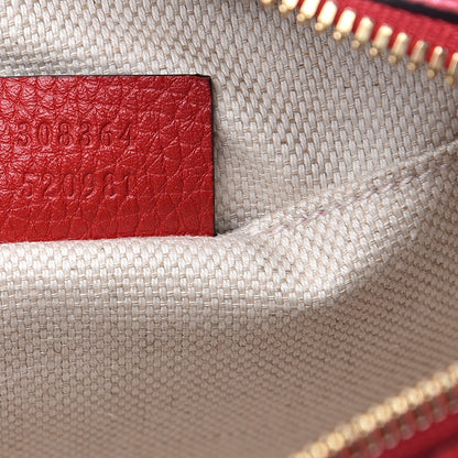 Gucci Pebbled Calfskin Small Soho Disco Bag Tabasco Red 7 of 10