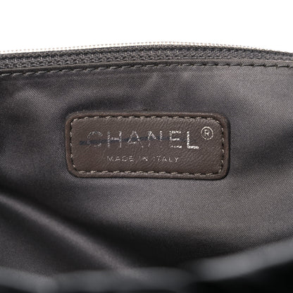 Chanel Glazed Calfskin Twisted Maxi Flap Black 5 of 12
