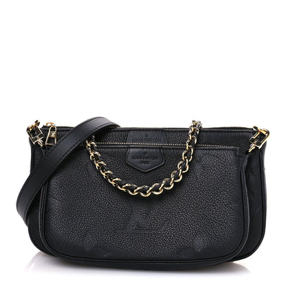 Louis Vuitton Empreinte Monogram Giant Multi Pochette Accessories Black 1 of 9