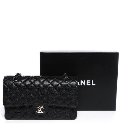 Chanel Caviar Quilted Medium Double Flap Black 5 of 9