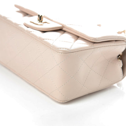 Chanel Lambskin Quilted Mini Rectangular Flap Light Beige 5 of 10