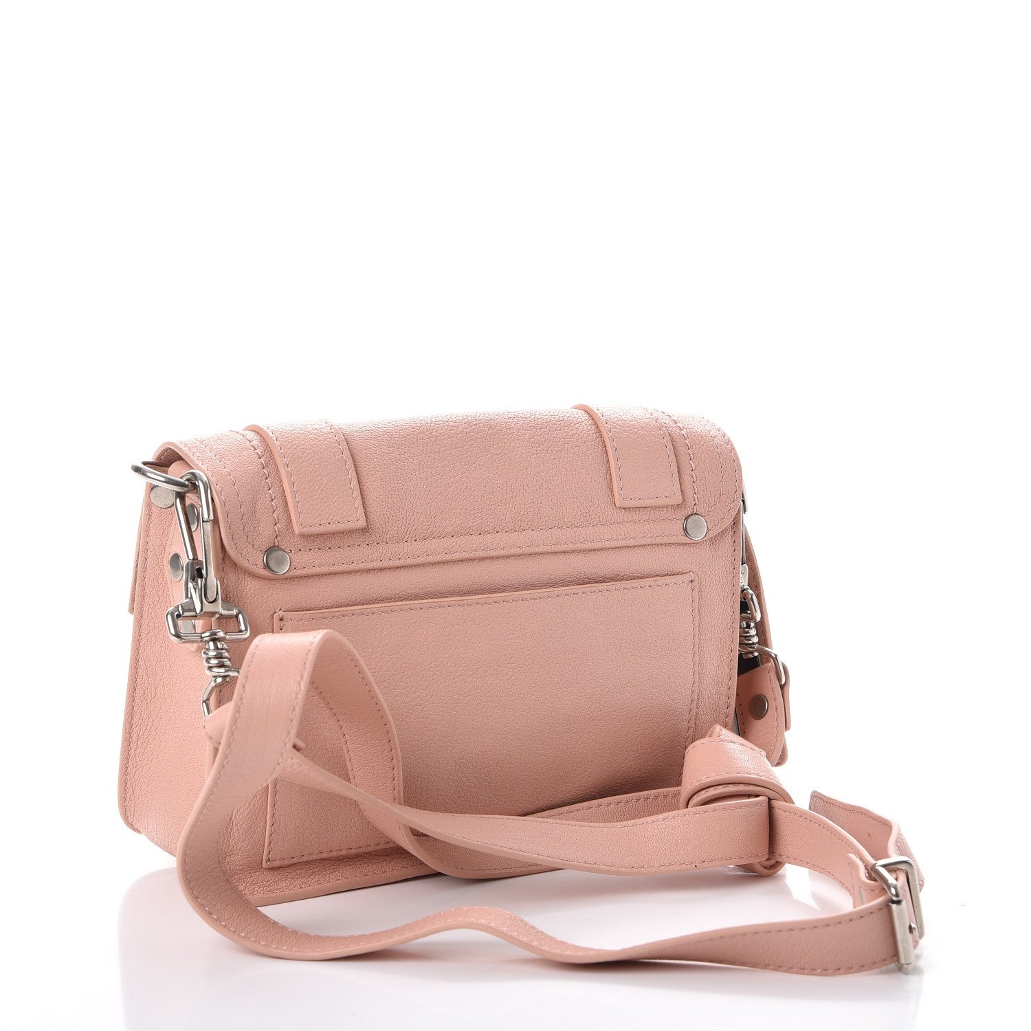 Proenza Schouler Lambskin PS1 Mini Pouch Messenger Bag Bare 3 of 8