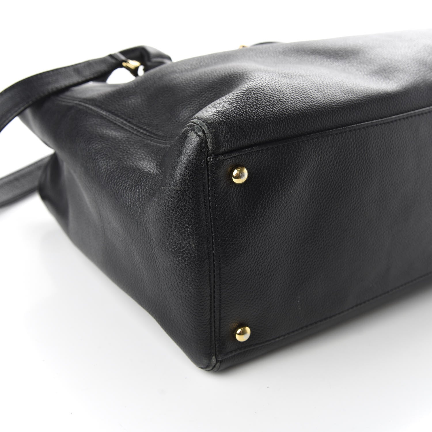 Chanel Calfskin Cerf Executive Shopper Tote Black 8 of 12
