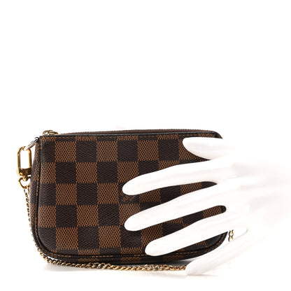 Louis Vuitton Damier Ebene Mini Pochette Accessories 2 of 7