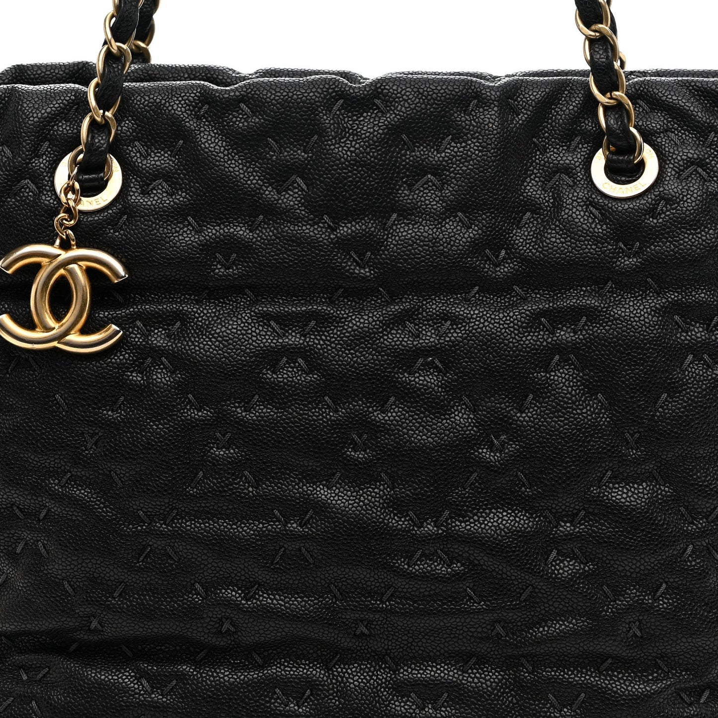 Caviar Wild Stitch Tote Black