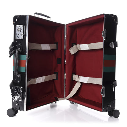 Gucci Calfskin Web Globe-Trotter Carry-On Black 4 of 9