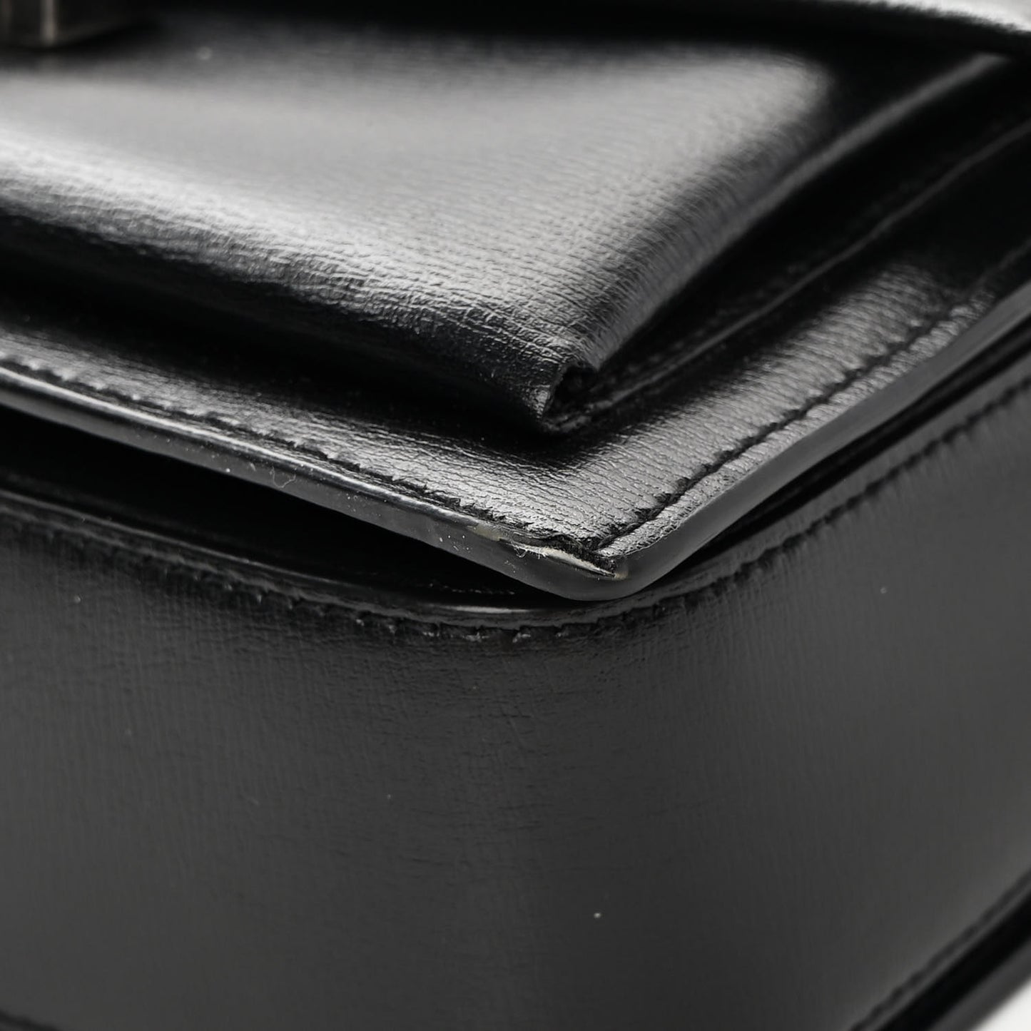 Calfskin Medium Bellechasse Satchel Black