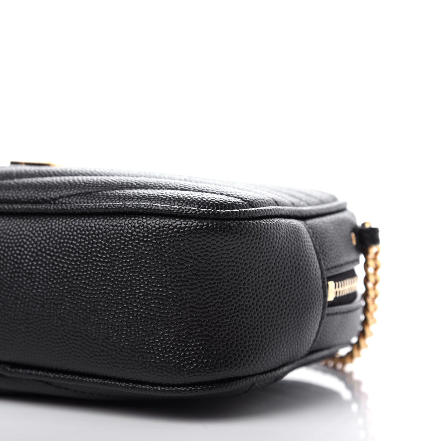 Grain De Poudre Matelasse Monogram Mini Lou Camera Bag Black