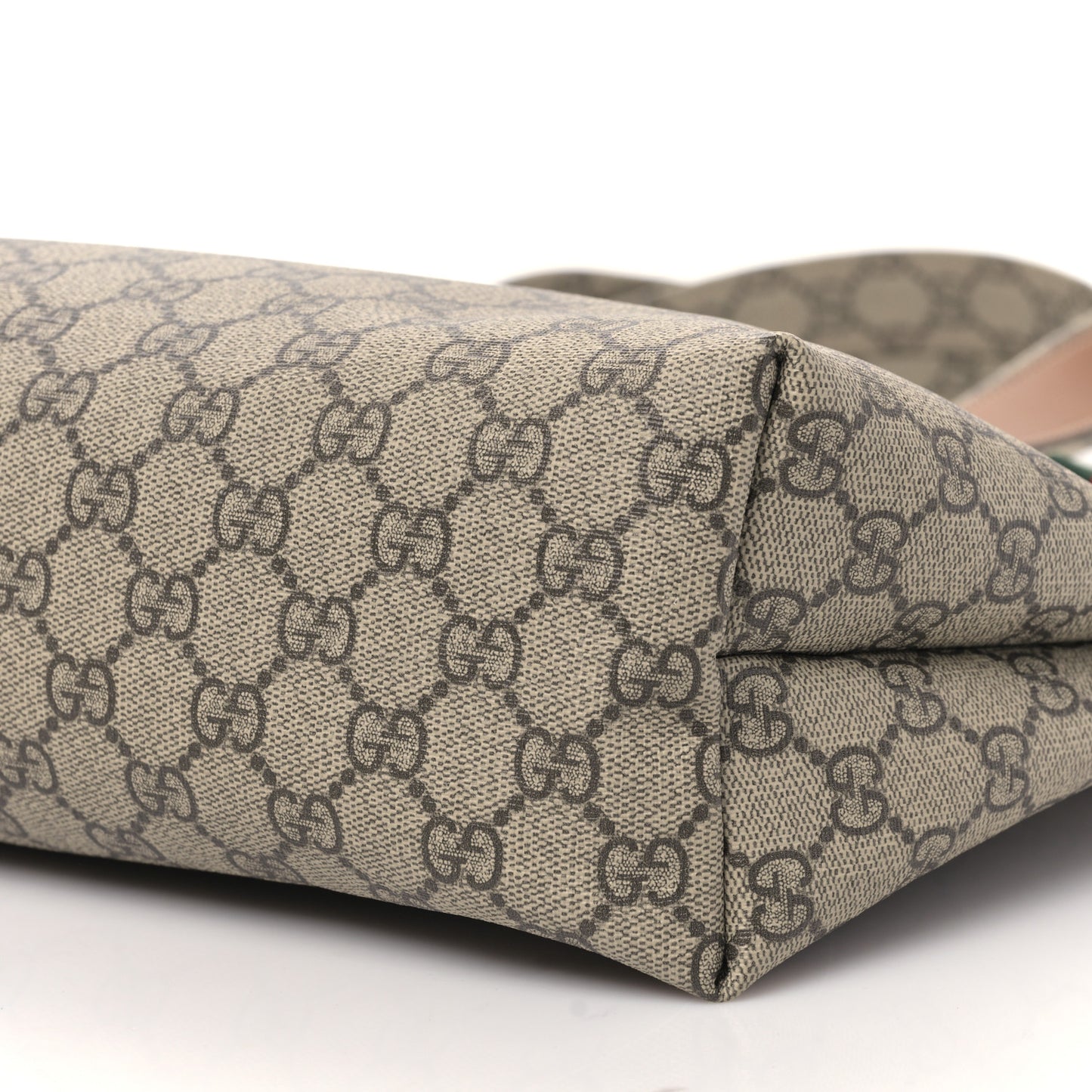 GG Plus Monogram Medium Signature Web Loop Tote Light Brown