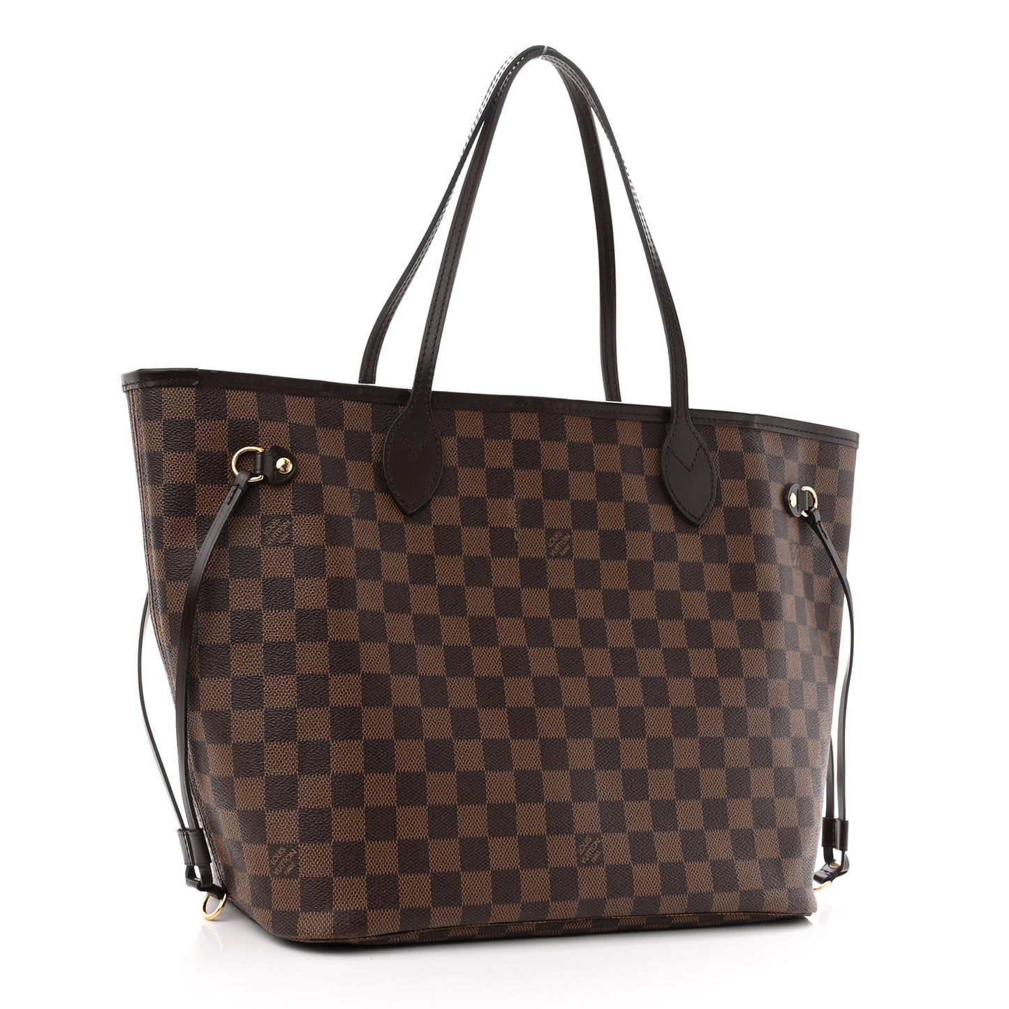 Damier Ebene Neo Neverfull MM Rose Ballerine