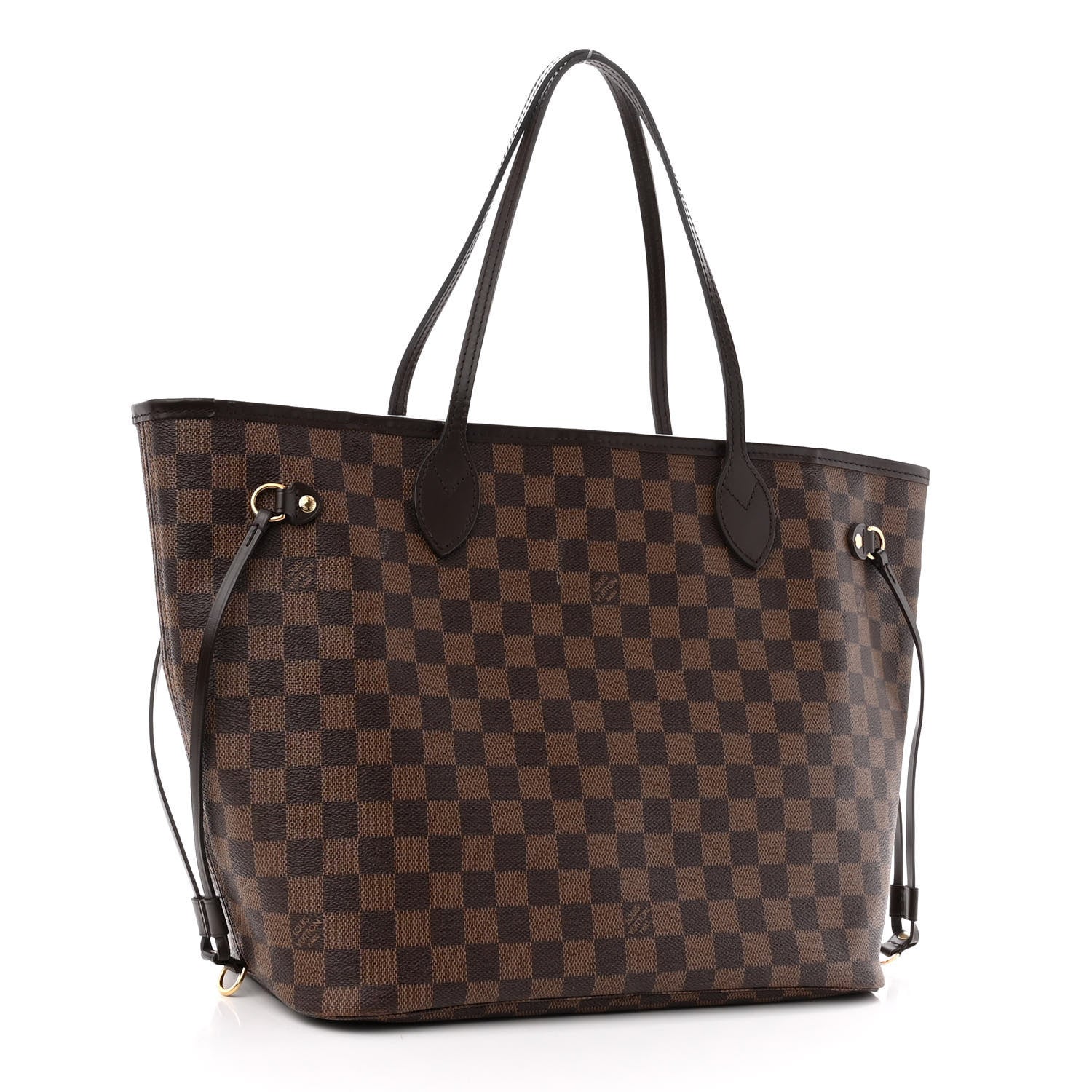 Louis Vuitton Damier Ebene Neo Neverfull MM Rose Ballerine 3 of 13