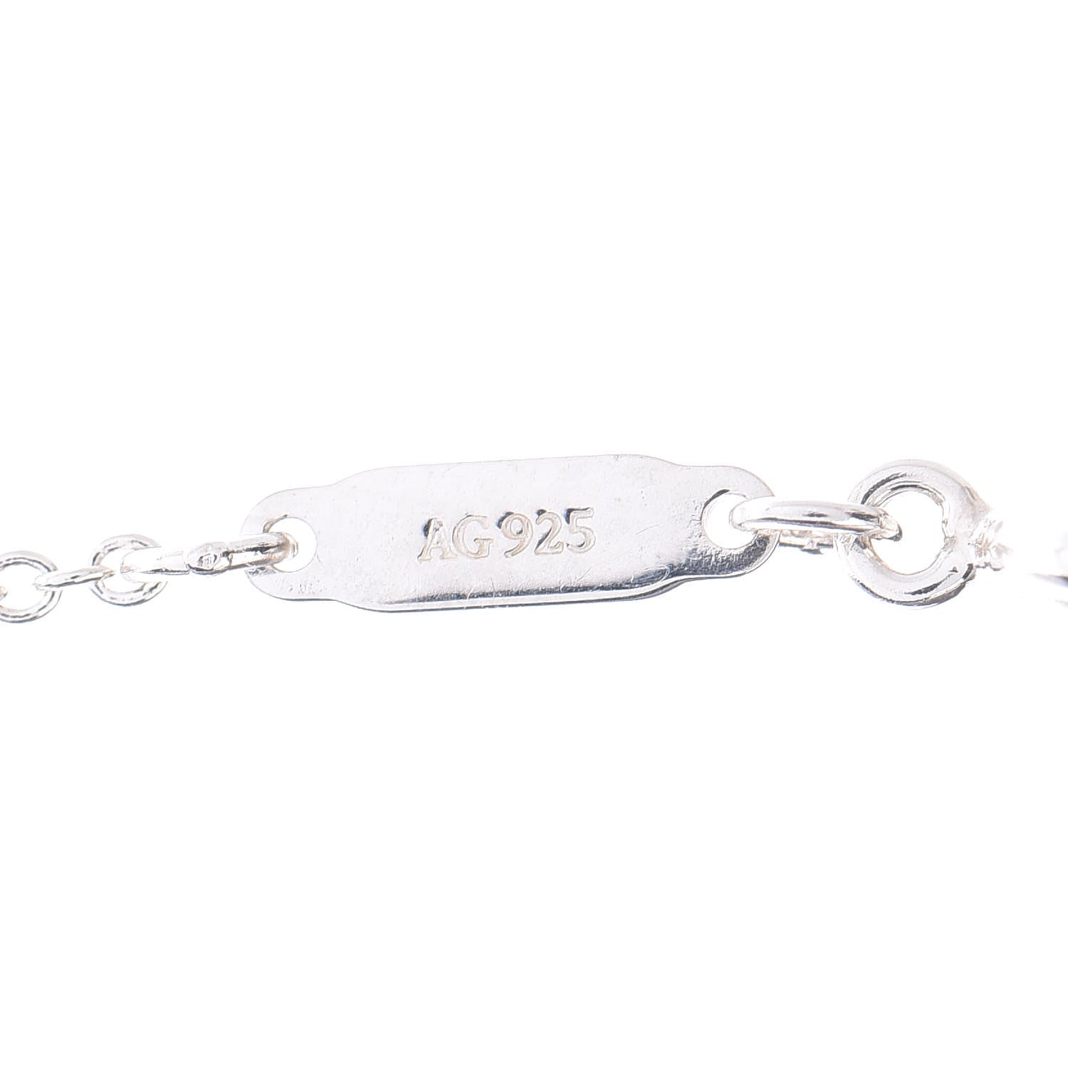 Tiffany Sterling Silver Charms Pendant Necklace 5 of 6