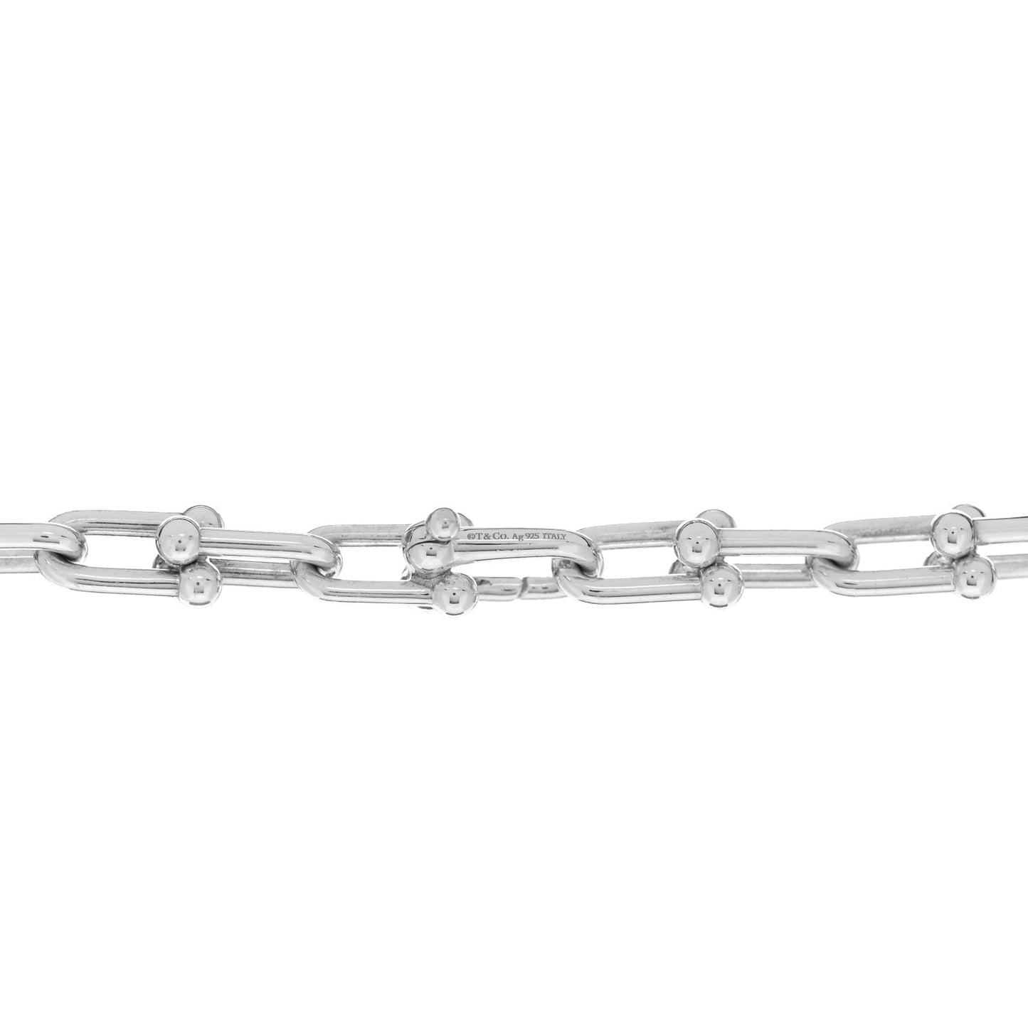 Sterling Silver HardWear Graduated Link Necklace