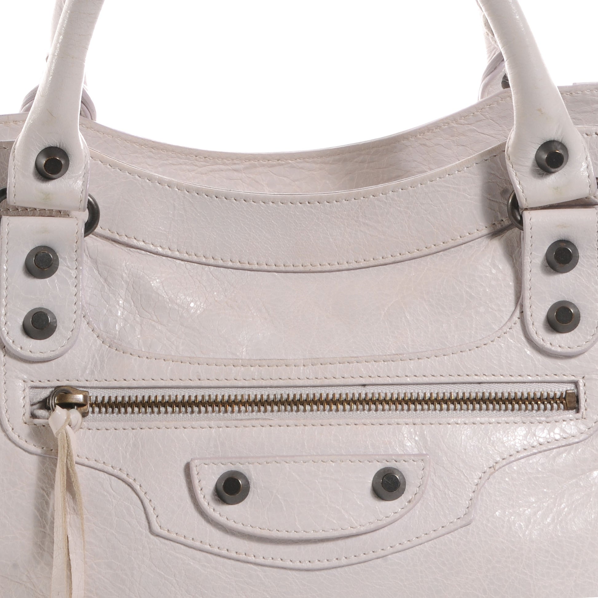 Balenciaga Agneau Classic Hardware Velo Nacre 9 of 9