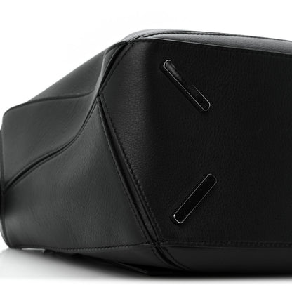Loewe Calfskin Medium Puzzle Bag Black 9 of 12