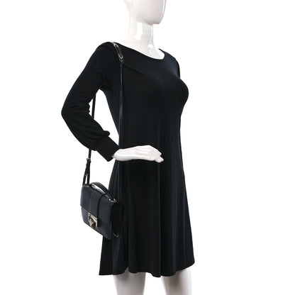 Jimmy Choo Calfskin Rebel Crossbody Bag Black 2 of 9