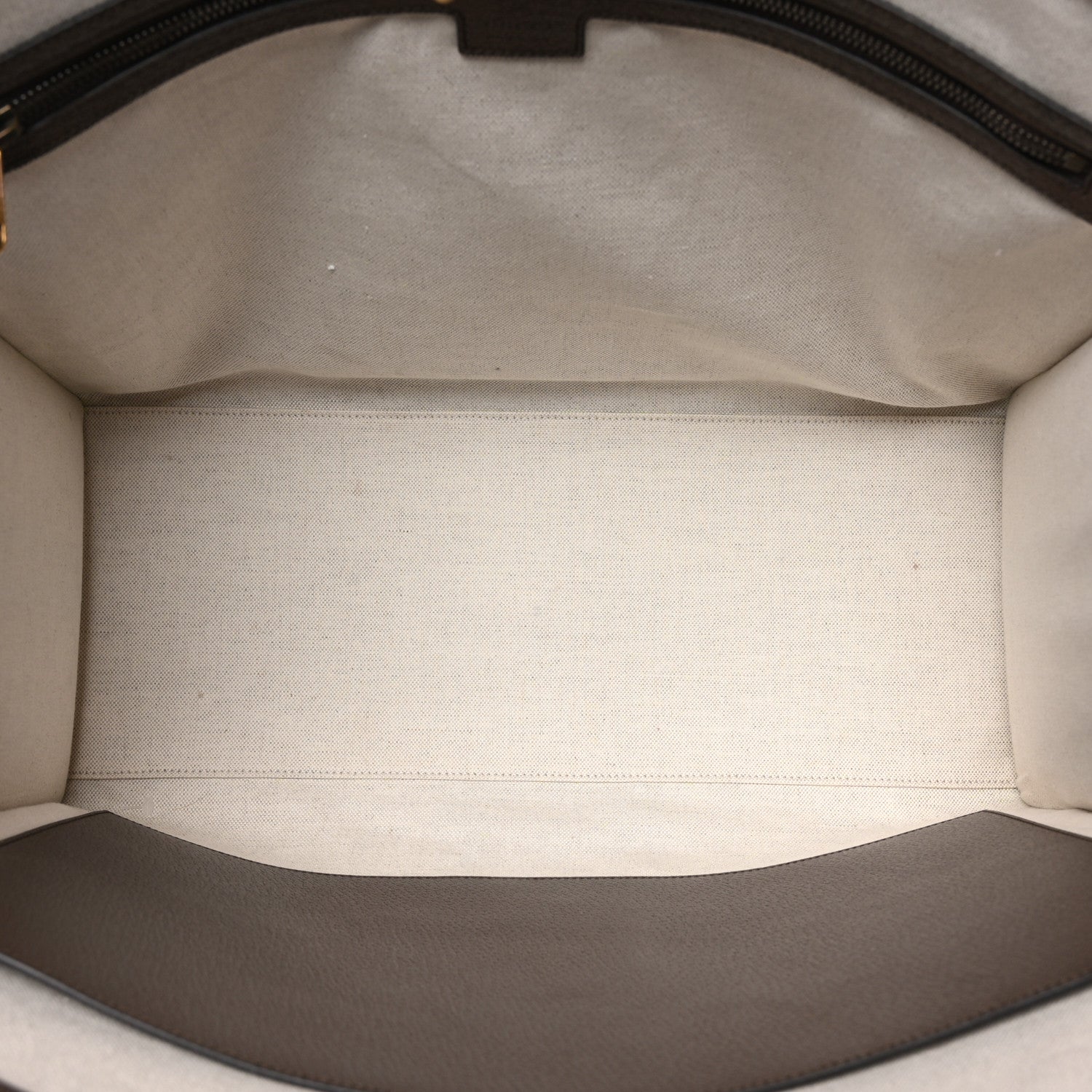 Gucci GG Supreme Monogram Textured Dollar Calfskin Web Large Ophidia Tote Bag Beige Ebony 5 of 11