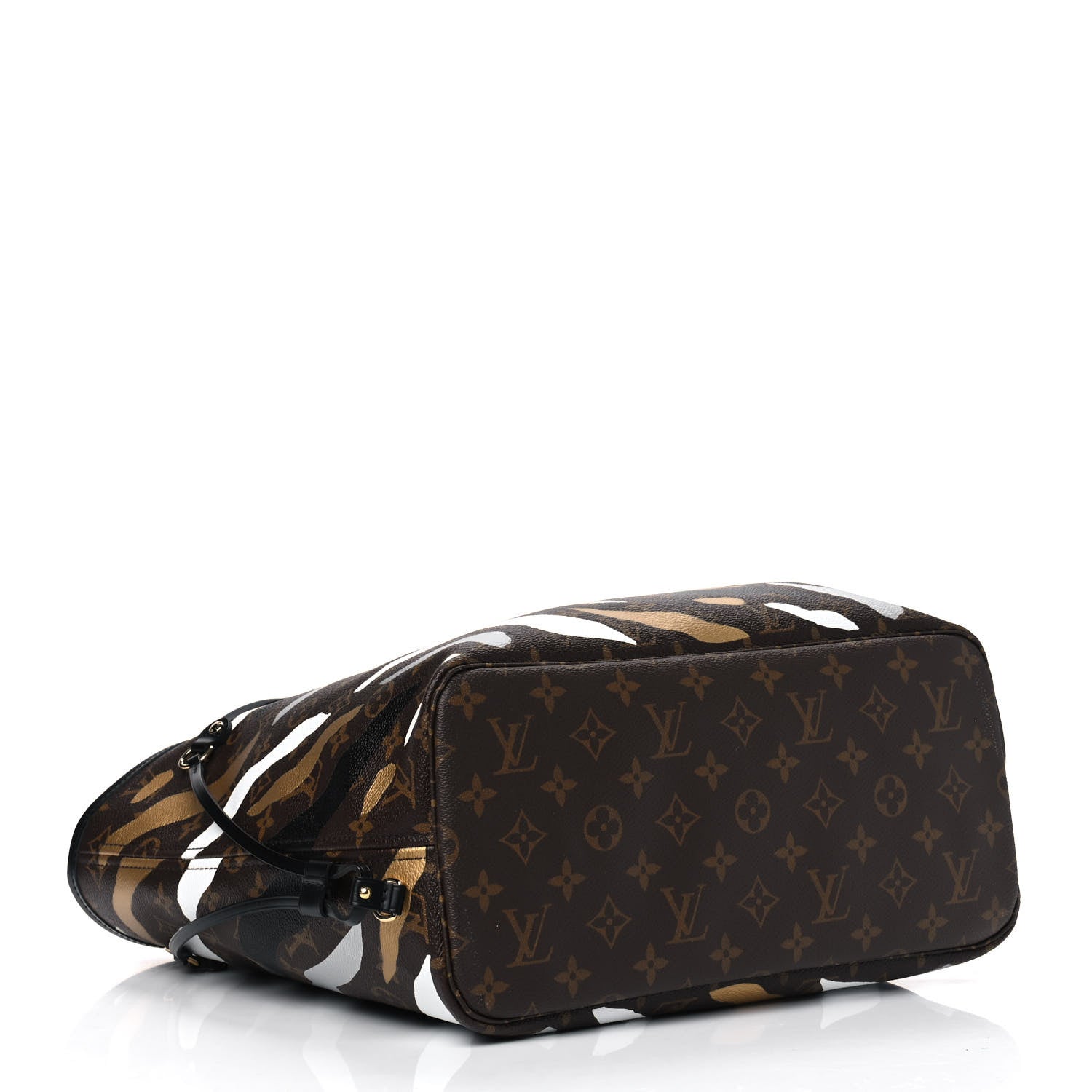 Louis Vuitton X LOL Monogram Neverfull MM Gold Silver 3 of 4