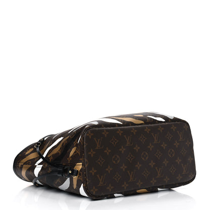 Louis Vuitton X LOL Monogram Neverfull MM Gold Silver 3 of 4