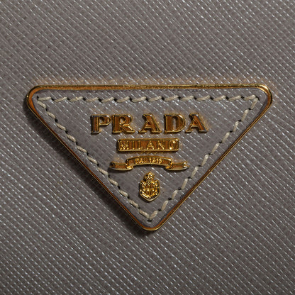 Prada Saffiano Lux Large Double Zip Tote Argilla 10 of 10