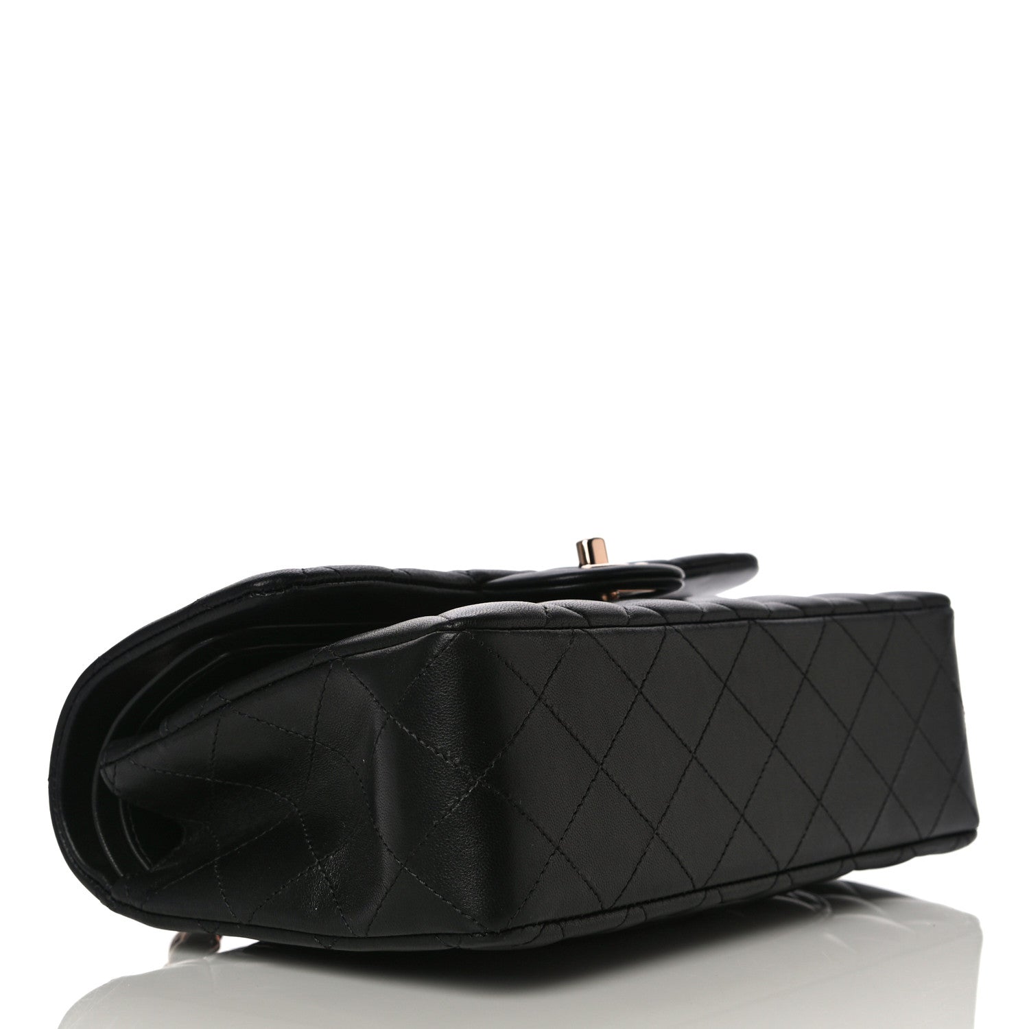 Chanel Lambskin Quilted Small Double Flap Black 4 of 11