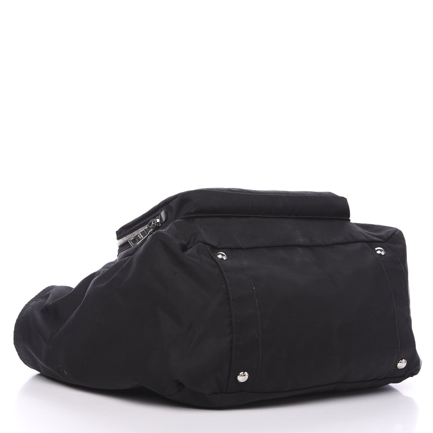 Tessuto Nylon Vela Diaper Bag Black