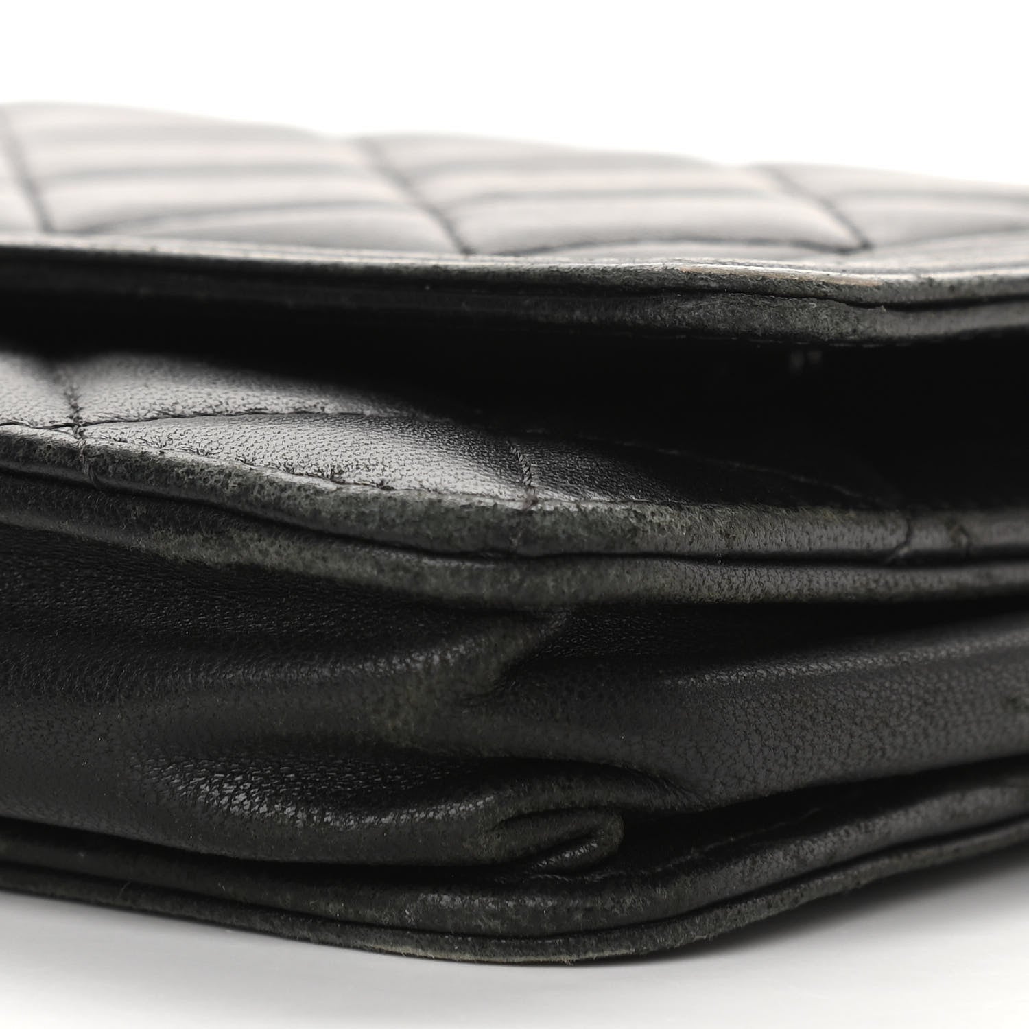 Chanel Calfskin Quilted Boy Wallet On Chain WOC Black 11 of 15